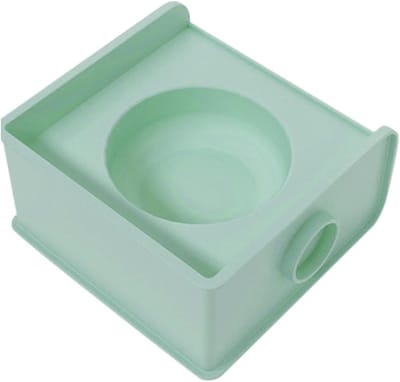 Verstelbare Pet Bowl - Huisdier Voederstation - Gezond Eten - Aanpasbaar Ontwerp - 198x19x10cm - Groen