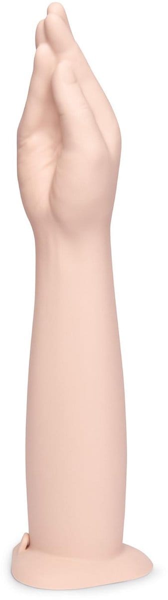 b-Vibe - Siliconen handfisting dildo - beige - Levensechte ervaring door levensecht formaat - Waterproof