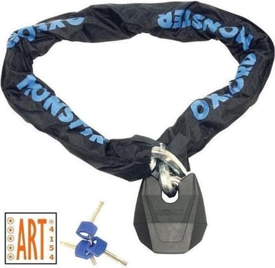 Oxford ART-5 extra zwaar kettingslot - Motorslot - Scooterslot - Kettingslot ART 5 - 1.50 meter lange ketting - MBT 4154 keuring