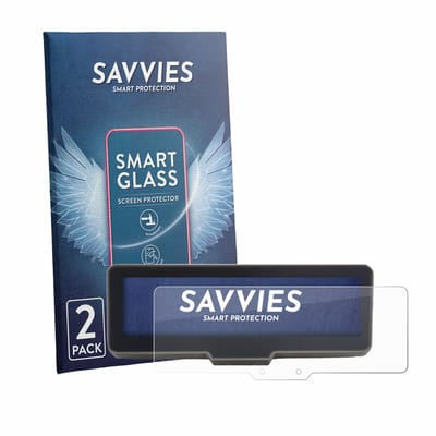 2 Stuks Savvies Screenprotector - geschikt voor KTM H88 TFT Display - beschermfolie glas transparant