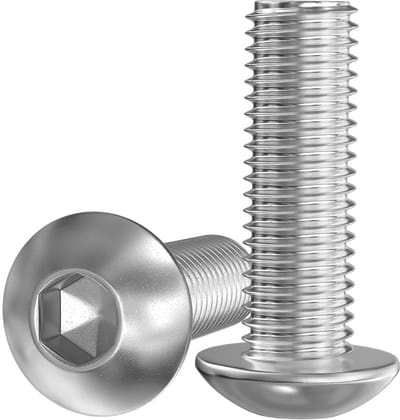 40x Inbusschroeven M3 x 30mm - Platte Kop - RVS A2 - Schroeven Set