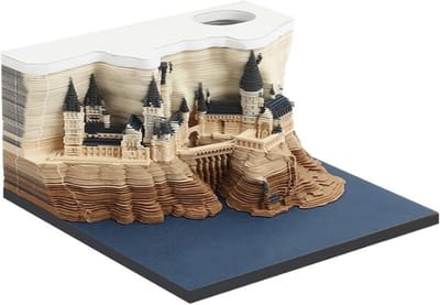 Creatieve 3D Memo Pad met Afneembare Bladen, Kunstzinnig Notitieblok voor Thuisdecoratie, DIY Kalender en Bureauaccessoire, Ideaal voor Organisatie en Notities