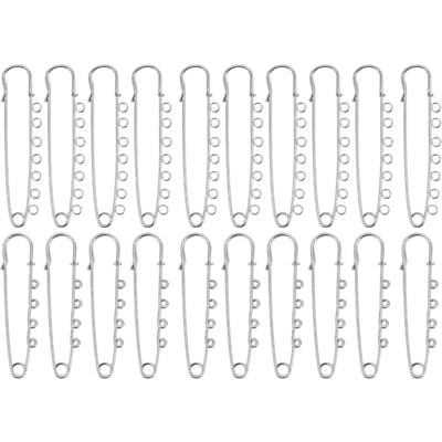 20 stuks Grote Veiligheidsspelden Zware Uitvoering 7 4 Lussen Assortiment Legering Brochespelden DIY Accessoires Kleding