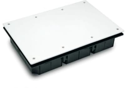 Inbouwboxen ICT IP30 | Deksel met Schroeven | 300 x 500 x 60 | Wit en Zwart