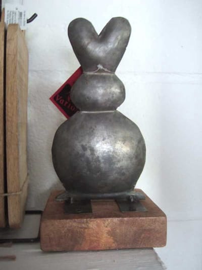 Iron rabbit S 13x25cm