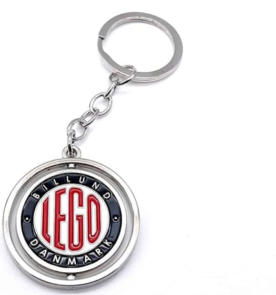 LEGO 5007093 Draaiende Sleutelhanger met Retro LEGO Logo (Jaren 1950)
