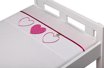 Briljant Baby - Wieglaken Becky - Katoen - 75x100 cm - Wit