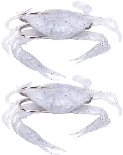Dailygoody - Silicone Crab Visaas - Levensechte Aas - Met Haken - 2