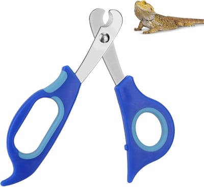 Dailygoods - Baardagaam Nagelknipper van Roestvrij Staal - Professioneel Verzorgingsgereedschap voor Reptielen