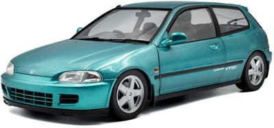 Honda Civic (EG6) '91, groen (Aztec green) Solido schaal 1:18
