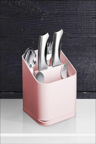 Nandy Keuken afdruiprek voor bestek | Roze