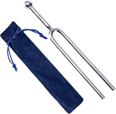 Tuning fork A440 Hz van roestvrij staal voor muzikale instrumenten zoals gitaar en viool, ideale stemhulp voor muzikanten