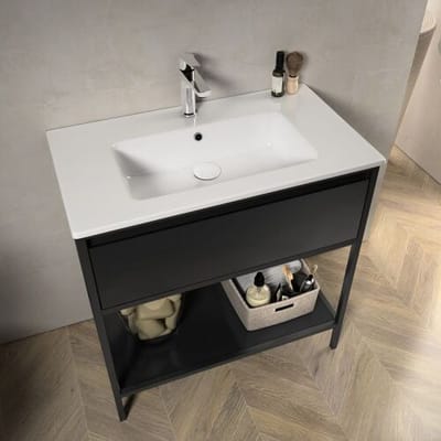 Megabad Profi Collection Loft 2.0 vanity unit 80 cm, with metal frame 29MR1004080I