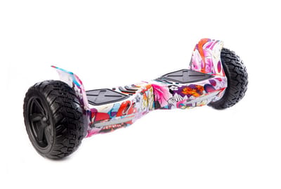 Altrado -Hoverboard – Rose HipHop – 8.5 inch Off-Road - 15 km/h - 10km bereik - Bluetooth speaker - Oxboard - Hoverboards