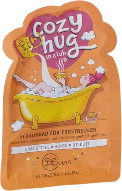 Winter Badschuim Cosy Hug in a Tub | Chai - Honing - Koekjes | 1x 40ml | Badschuim Wintergeur - Speciaal voor de wintermaanden