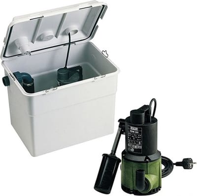 DAB Novabox 30/300 Opvoerstation - Met Opvangbak 30L - Kant-en-Klare Oplossing voor Opvangen van Afvalwater