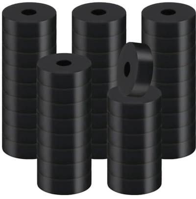 70 Stuks Rubberen Sluitringen en Buffer Pads - 20 x 6 x 6 mm - Afdichtingen en Afstandhouders voor Apparaten en Elektrische Aansluitingen