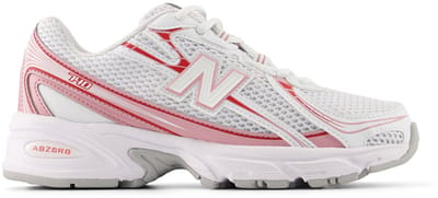 New Balance 740 - GS - White Pink Taffy Team Red - Maat EU 38