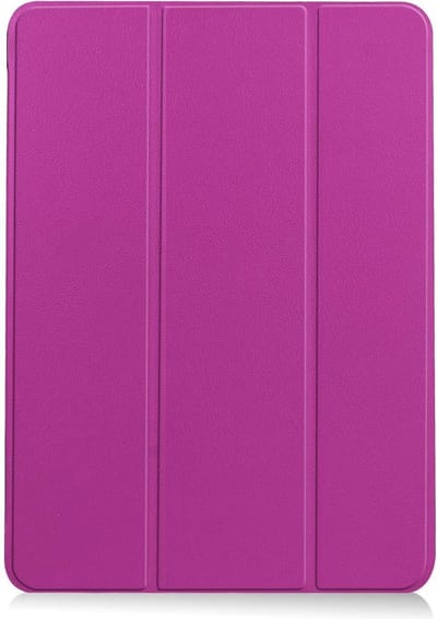 Hoes geschikt voor iPad Air 2020 (10,9 inch) Bookcase - Trifold Smart hoesje Paars