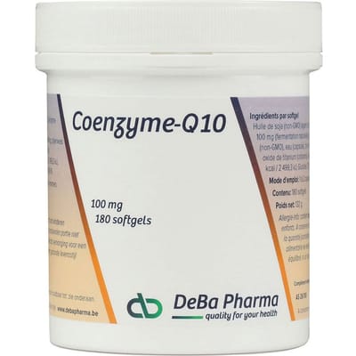 DeBa Pharma Coenzyme Q10 100mg 180 Softgels