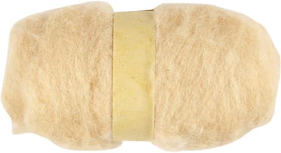 Gekaarde Wol, licht beige, 100 gr/ 1 bol