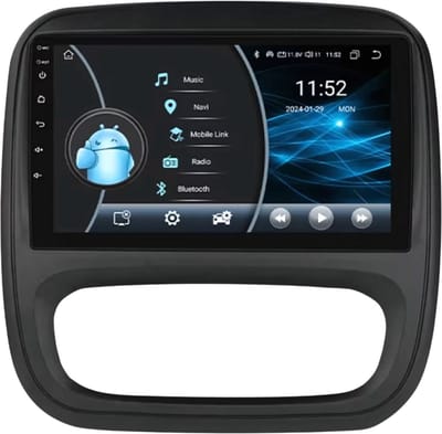 Autoradio met bluetooth - Carplay - Voor Renault Trafic 3 & Opel Vivaro B (2014-2021) - Geschikt voor Apple en Android - Stereo - Navigatie - Navigatiesysteem auto - 2GB 32GB