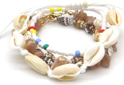 Armbandenset – Schelpen Design – Beach Vibes – Uniek Cadeau-idee