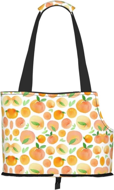 Honden en Katten Tas - Reismand - Buiten Reizen - Opvouwbaar Ontwerp - 34 x 15.5 x 26 cm - Perzik