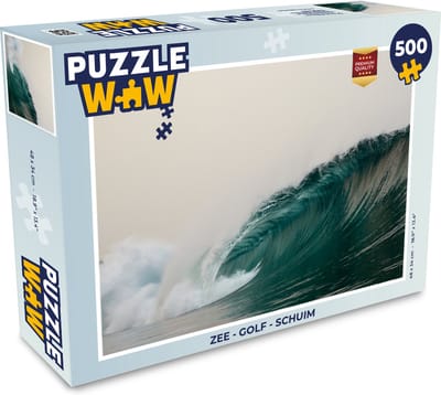 Puzzel Zee - Golf - Schuim - Legpuzzel - Puzzel 500 stukjes