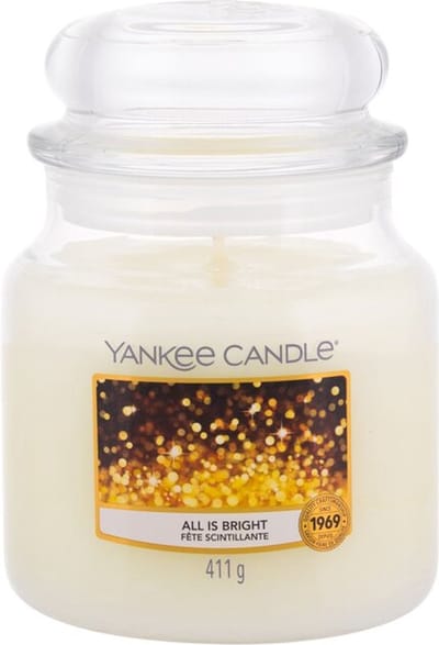 Yankee Candle - All is Bright Classic Medium Geurkaars - 90 branduren