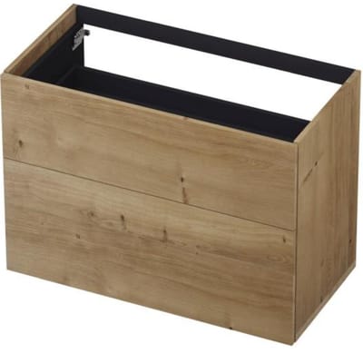 INK - Onderkast 2 Laden Push To Bestaande Uit: - 900x450x650 Mm - Ash Grey Fineer