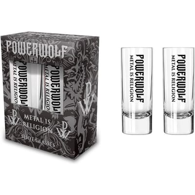 Powerwolf Shotglazenset - Metal Is Religion - voor Geen - transparant