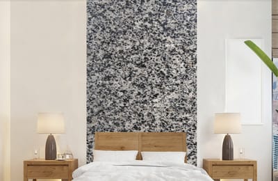 Behang - Fotobehang Graniet - Industrieel - Design - Grijs - Breedte 120 cm x hoogte 240 cm