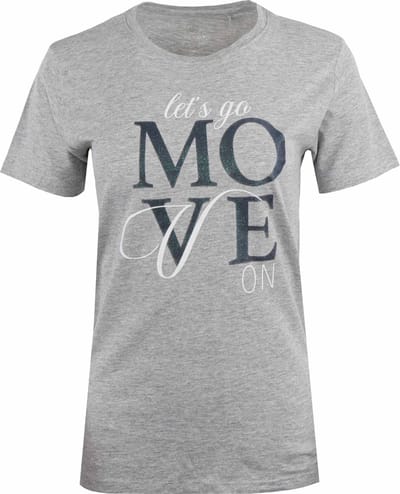 Dames-T-shirt Athl. Dpt Talia Melange Grijs - S