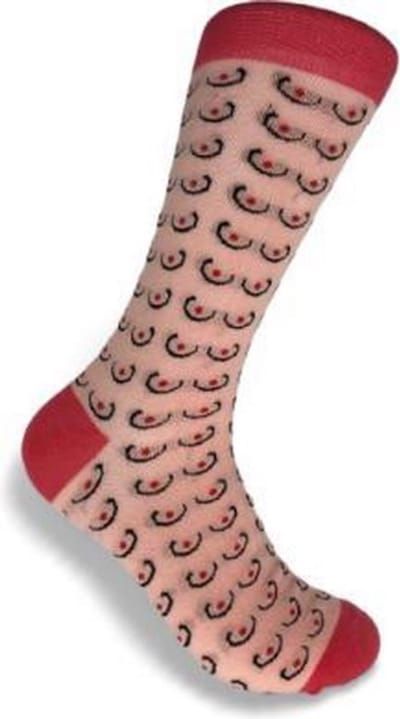 ZOETTT Borsten sokken - Sokken - Leuke sokken - tieten sokken - Cadeau - Cadeau voor mannen - vrijgezellenfeest cadeau - Verjaardag cadeau - Vaderdag cadeau