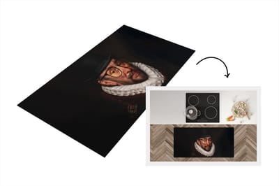 Keukenloper - Loper keuken - Willem van Oranje - Adriaen Thomasz - Hoed - 120x60 cm - Keukenloper vinyl