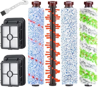 PromoHome Combiborstel voor Bissell CrossWave – Geschikt voor 17132, 2225N, 2582N, 25821, 2519, 1785 & 1926 – Voor Harde Vloeren & Tapijt – Verwijdert Dierenhaar