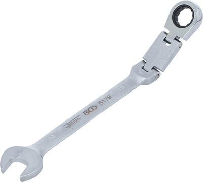 BGS Dubbele Knikringsteeksleutel afbuigbaar SW 19 mm - 6179