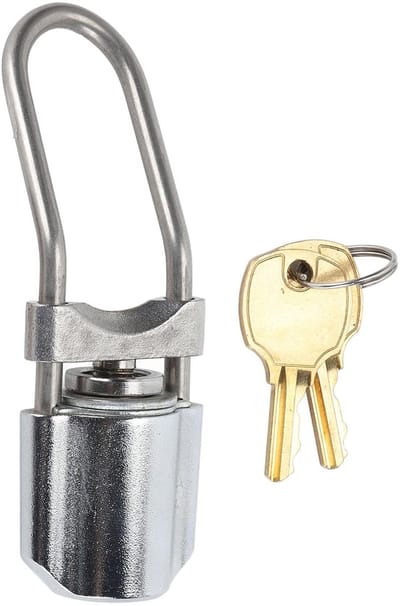 Dailygoods- Biertapslot Antidiefstal - Roestvrij Stalen Sleutels - Lekvrij Tapkraanslot - Geschikt voor Thuisbrouwvat - 11 x 4 cm - Betrouwbare Beveiliging