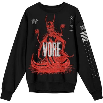Sleep Token Sweatshirts - Vore Text - S tot XXL - voor Mannen - zwart