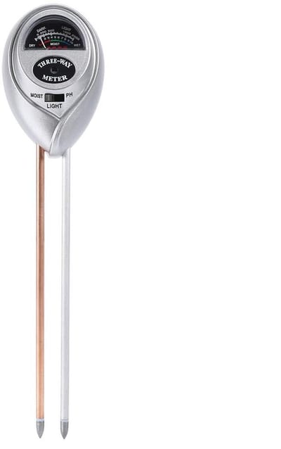 Dailygoods - Tuin Bodemtester - 3 in 1 Vochtmeter - Eenvoudig te gebruiken - Compact formaat - PH Detector - Ideaal voor kamerplanten en tuin - Meet n