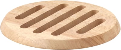 Continenta Potonderzetter Rond - Rubberhout - Ø 20cm - H 1,5cm