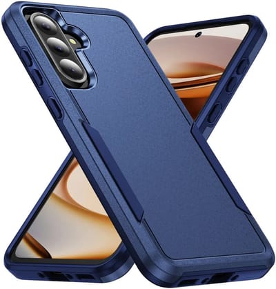 Back Cover Geschikt voor Samsung Galaxy A37 | Rugged Hoesje | Beschermhoes | Schokbestendige Hardcase | Shockproof | Tegen Vallen | Blauw