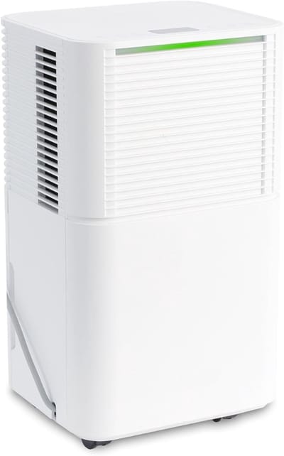 QIN® Luchtreiniger - Luchtontvochtiger en Luchtreiniger - Luchtontvochtiger Slaapkamer - Wit - 25cm x 30cm x 50cm