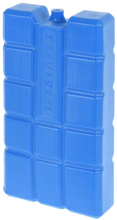 Koelelement blok van 750 gram - blauw - kunststof - voor koelbox en koeltas - Koelelementen - 20 x 11 x 4 cm