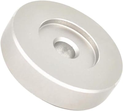Platenspeler Adapter - 7 Inch Adapter - Platen Afspelen - Aluminium Constructie - 3.8 cm - Zilver