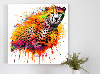 I am speed | I am speed | Kunst - 30x30 centimeter op Canvas | Foto op Canvas