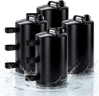 Set van 4 herbruikbare zandzakken voor paviljoen, water vulbare voetjes, ideaal voor pop-up tenten, tuintenten en partytenten