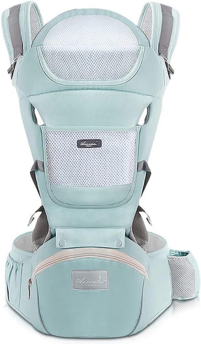 Ergonomische Babydrager met Heupzitje voor Pasgeborenen en Kinderen (0-36 Maanden)