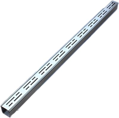 Afwateringskanaal U-vorm - Lineaire drainage - Buiten afvoeren - Roestvrij staal 304 - 994 x 5 x 3 cm - Zilver